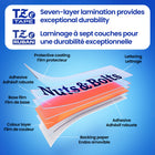 Brother Genuine TZe241 Laminated Tape for P-touch Label Makers - 18 mm wide x 8 m long  - Black on White - 2 Pack-Withstand extreme temperatures, chemicals, abrasion, sunlight and submersion in water