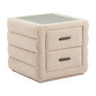 Zuo Soffice Nightstand - Beige-Colour: Beige