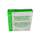 HealthCare Plus Antiseptic Wipes 0.13% BZK - 100 Wipes/Box - 10 Boxes-For cleansing skin and minor wounds
