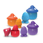 Learning Resources Peekaboo Gnome Homes - Set of 15-A smart way to go green: Each piece of the Peekaboo Gnome Homes is made with 70% post-consumer recycled plastic—it's a sustainable way to learn, play, and grow!