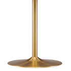 Modway Amuse 40" Dining Table - Gold Walnut-Assembly Required