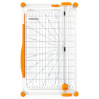 Fiskars 12" Surecut Deluxe Paper Trimmer-Patented TripleTrack System interlocks blade and rail for cuts that are straight and steady - never curved or wobbly