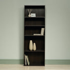 Sauder Beginnings 5-Shelf Bookcase, Cinnamon/Cherry-Three adjustable shelves can hold up to 25 lbs each