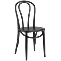 Modway Eon Dining Side Chair - Black-Vintage Wood Dining Chair