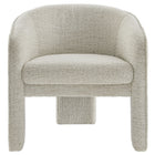 Modway Greer Boucle Fabric Upholstered Accent Armchair - Parchment-7