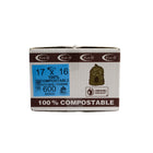 ECO II 100% Compostable Industrial Bags - 17" x 16" - Frosted - 600 Pack-17" x 16"