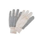 Zenith Safety Cotton Canvas Dotted Palm Gloves, Large, 60 Pack-PVC dots on palm and back of index finger extend wear life
