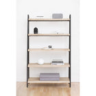 Gry Mattr Live Edge Bookshelf - White Oak/Black-Instruction manual provided