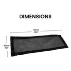 MotionGrey Cable Management Net - Under Desk Cord Organizer for Standing Desks & Workstations - Black-7