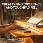 Logitech Casa Pop-Up Desk - Classic Chic-A Familiar Experience: Enjoy the laptop-like feel you know and love on Casa Keys and Casa Touch, the minimalist wireless keyboard and smooth wireless touchpad 