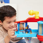PAW Patrol Lookout Tower Playset with Toy Car Launcher-Toy car launcher: when it’s time for a super-charged rescue, slide chase down the lookout tower slide, to hop into chase’s police cruiser, then slam down on the towers vehicle launcher to burst into action