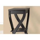 Monarch Specialties 2478 Accent Table - 32"H/Espresso-Sleek thick panels interlocking components of the table together