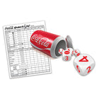 Masterpieces Puzzle Company Coca-Cola Shake it Up Travel Dice Board Game-2+ Players