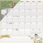DateWorks 2026 16-Month Family Magnetic Wall Calendar - 12" x 12" - Animals - English-12.00" x 12.00"