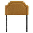 Modway Magnolia Upholstered Fabric Twin Size Headboard - Copper-Adjustable Mounting Positions