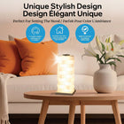 Bell+Howell RGB Light Tower Elegant Cordless Table Lamp-Compact size: about 10.43 in tall with a 5.5 in footprint fits nightstands, shelves and small tables for space saving accent lighting