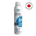 SunZone SPF 50+ Ultra UVA/UVB  Sunscreen Spray - 177ml - 12 Pack-Clear, non-greasy formula absorbs quickly