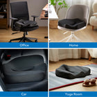 Mount-It Ergo Collection Premium Comfort Seat Cushion-Memory foam conforms to your body