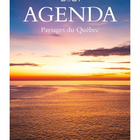 Horizon Éditions 2027 Quebec Landscapes Monthly and Daily Planner - 5-7/8" x 9-1/16"-One day per page, divided into 3 sections (morning, afternoon and evening) and a space for notes