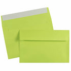 JAM Paper A9 Coloured Invitation Envelopes with Peel & Seal Closure - 5 3/4 x 8 3/4 - Ultra Lime Green - 100 Pack-This envelope is fashioned from 60lb paper, has a smooth finish, and a Peel & Seal adhesive strip closure!