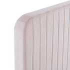Modway Celine Channel Tufted Performance Velvet King Platform Bed - Pink-Wood Slat Support System