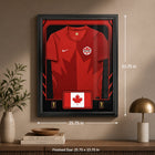 Frameworth Official FIFA World Cup 2026 Team Canada Framed Replica Jersey - 25.75" x 33.75"-8