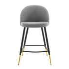 Modway Cordial Fabric Counter Stools - Light Gray - Set of 2-8