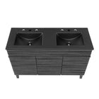 Modway Render 48" Double Sink Bathroom Vanity - Charcoal/Black-Fixtures Not Included