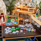 Crayola Critter Creator Fossil Kit-EASY ART KIT: This simple craft lets kids create with modeling clay and Crayola paints. Following step-by-step instructions, they can customize their own fossilized bugs.
