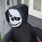 HOMCOM 6' Lit Inflatable Grim Reaper Halloween Yard Decoration-Type: Grim Reaper Motorcycle 