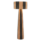 Zuo Gala Floor Lamp - Black/Natural-Non-Dimmable