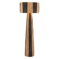 Zuo Gala Floor Lamp - Black/Natural-Non-Dimmable