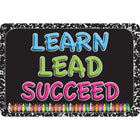 Ashley Productions The Original Fun Mat Welcome Mat - 15.5" x 23.5" - Learn - Lead - Succeed - Crayon Composition-Measurement & Design: The Learn, Lead, Succeed, Crayon Composition Mat measures 15.5" x 23.5".