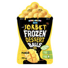 Mini Melts BIG Mango Sorbet Balls - 72 mL - 12 Pack-Made with real fruit juice