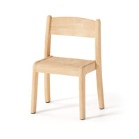 Mitybilt Environ Chair with Seat Height 12" - 11" L x 11" D x 22" H -Solid wood no-screw construction with plastic floor glides