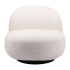 Zuo Myanmar Accent Chair - Cream-Shearling style fabric