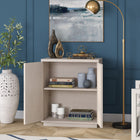Hudson&Canal Alston 28"W Accent Cabinet - Alder White-Product Dimensions: 14" L x 27.75" W x 32" H