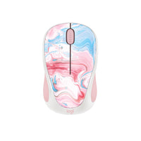Logitech Design Collection Limited Edition Wireless Mouse - Cotton Candy-USB Unifying wireless connectivity