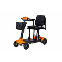 Monarch Genie Auto Automatic Folding Mobility Scooter - Orange-Features a remote controlled automatic folding system for fast and effortless storage