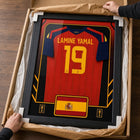 Frameworth Official FIFA World Cup 2026 Spain Lamine Yamal Framed Replica Jersey - 25.75" x 33.75"-8