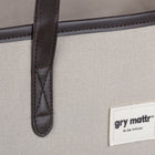 Gry Mattr Cotton Canvas Tote Bag -Dimensions: 15" W x 15" H x 5" D