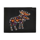 Oscardo Moose by John Rombough Bifold Wallet-Indigenous Art Designs - Features authentic Indigenous art designs by First Nations, Inuit, and Métis artists from across Canada