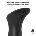 Umbra Otto Wall Mount Automatic Soap and Sanitizer Pump - 8.5oz (250ml) - Black Charcoal-Soap/Sanitizer Dispenser Colour: Black/Charcoal