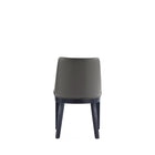 Manhattan Comfort Gansevoort 19" Modern Faux Leather Upholstered Dining Chair - Pebble Grey - Set of 2-Home Assembly Required. All Hardware Included