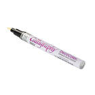Marvy Uchida Fine-Point Calligraphy Opaque Paint Marker - Black - 5 Pack-Ink will not fade from most surfaces for a long time