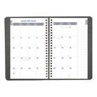 Blueline 2027 Net Zero Carbon Daily Planner with Twin-Wire Binding - 8" x 5" - Assorted Colours - Bilingual-100% post-consumer recycled paper