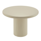 Modway Belmonte 45" Painted Wood Round Pedestal Dining Table - Putty-Round Dining Table