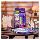 Crayola K Pop Demon Hunters Colour & Sketch Activity Pad- Makes a perfect holiday or birthday gift for girls and boys who love art, imaginative storytelling, and K Pop Demon Hunters