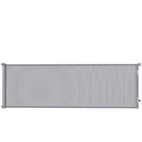 PawHut Retractable Dog Gate - Extends to 122" W-Retractable design extends to 118.1" (300 cm), fitting various doorways and saving space
