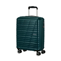 American Tourister Surftime Spinner Carry-on - Metallic Teal-Rugged ABS material is able to withstand the rigors of travel.